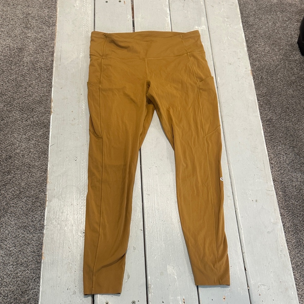Lululemon Fast and Free High-Rise Tight 28" *Non-Reflective Brushed Nulux sz 12
